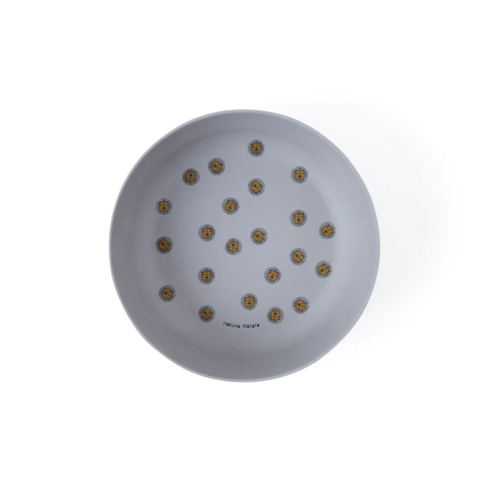 Oyoy lion bamboo plate set kids bowl