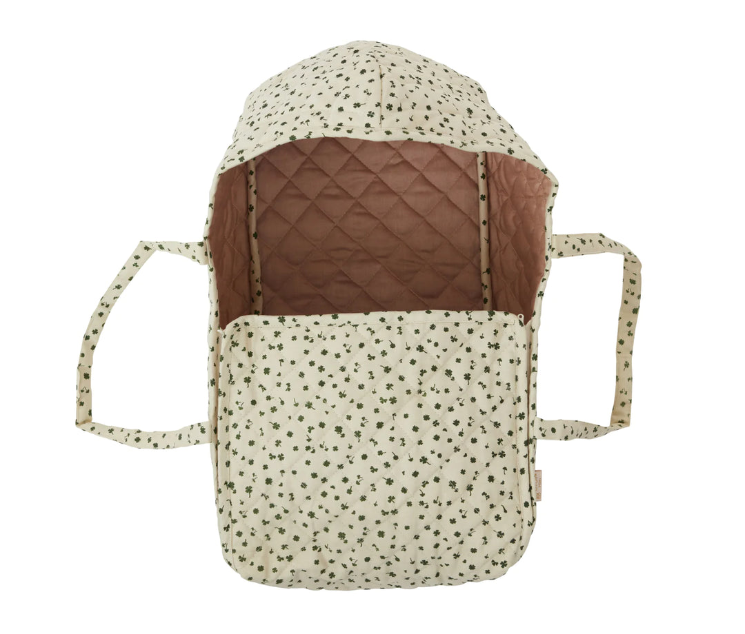 Oyoy doll carry cot bassinet carrier neutral