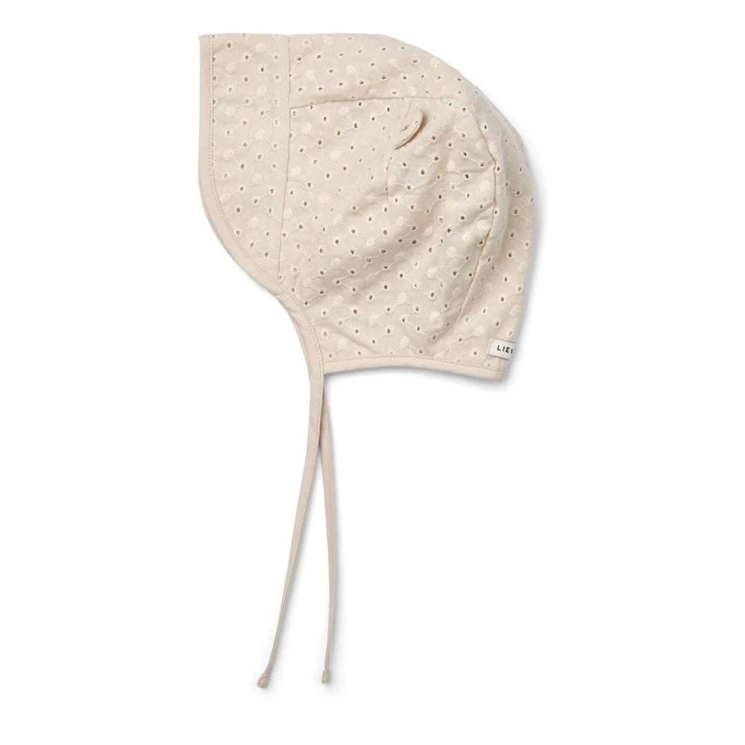 Liewood baby sun hat beige natural white