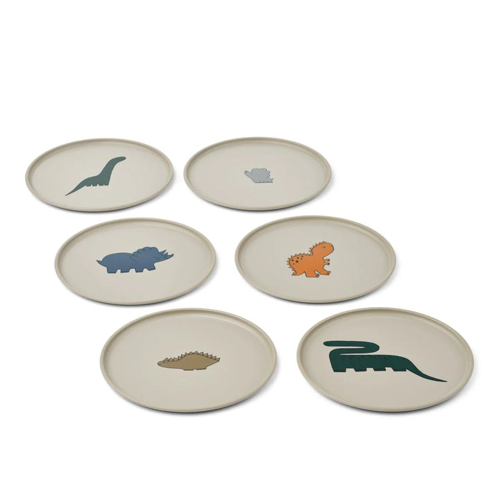 Dinosaurs plastic plate