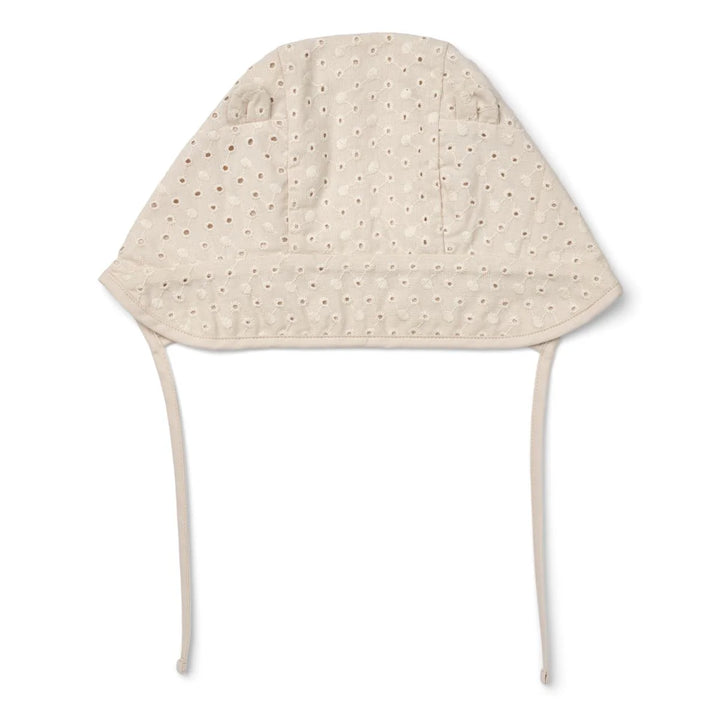 Liewood baby sun hat beige natural white
