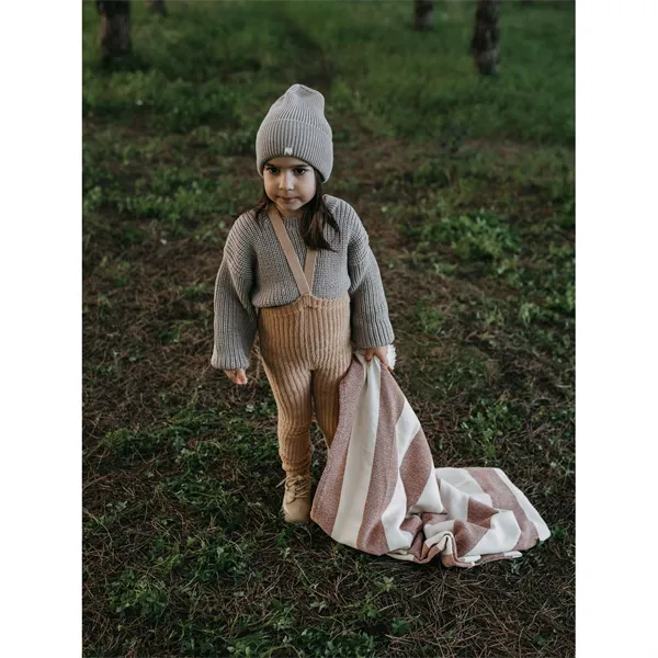 GRANNY TEDDY FOOTLESS TIGHTS | Light Brown