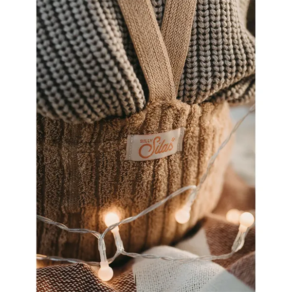 GRANNY TEDDY FOOTLESS TIGHTS | Light Brown