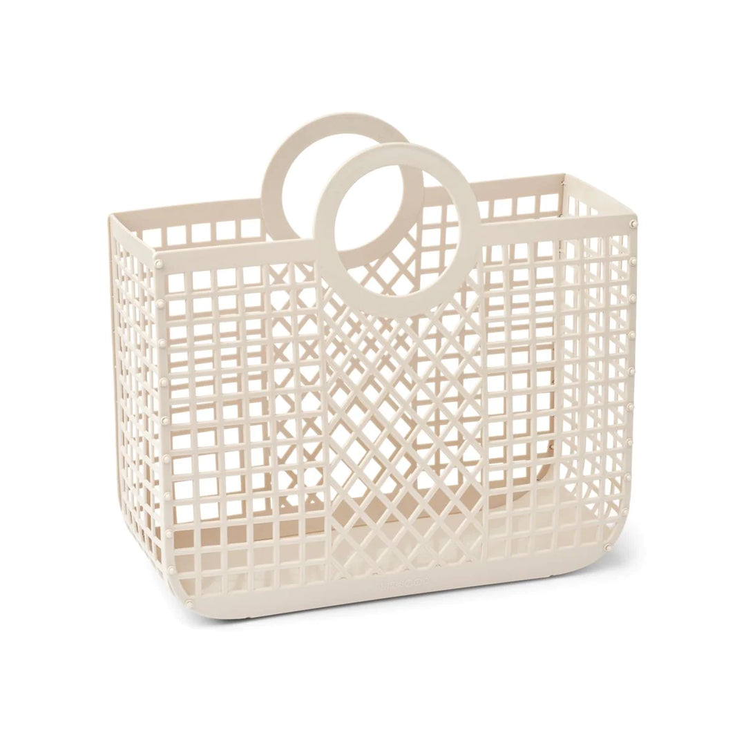 Liewood large bloom basket mesh jelly sandy cream neutral