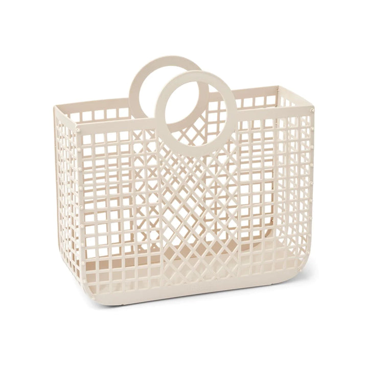 Liewood large bloom basket mesh jelly sandy cream neutral