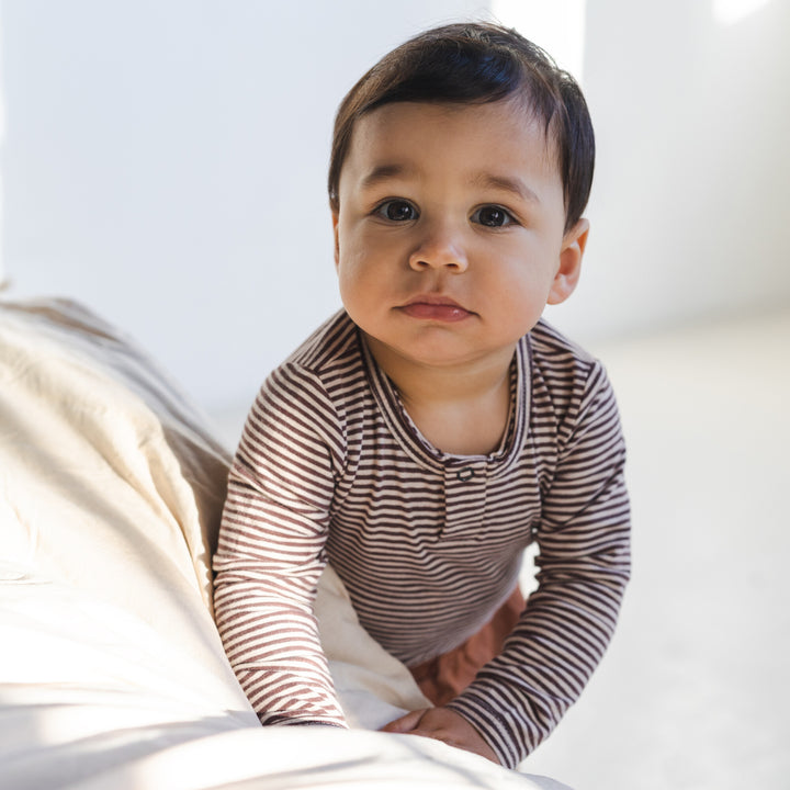 Henley Body Stripes (Burnt Umber)