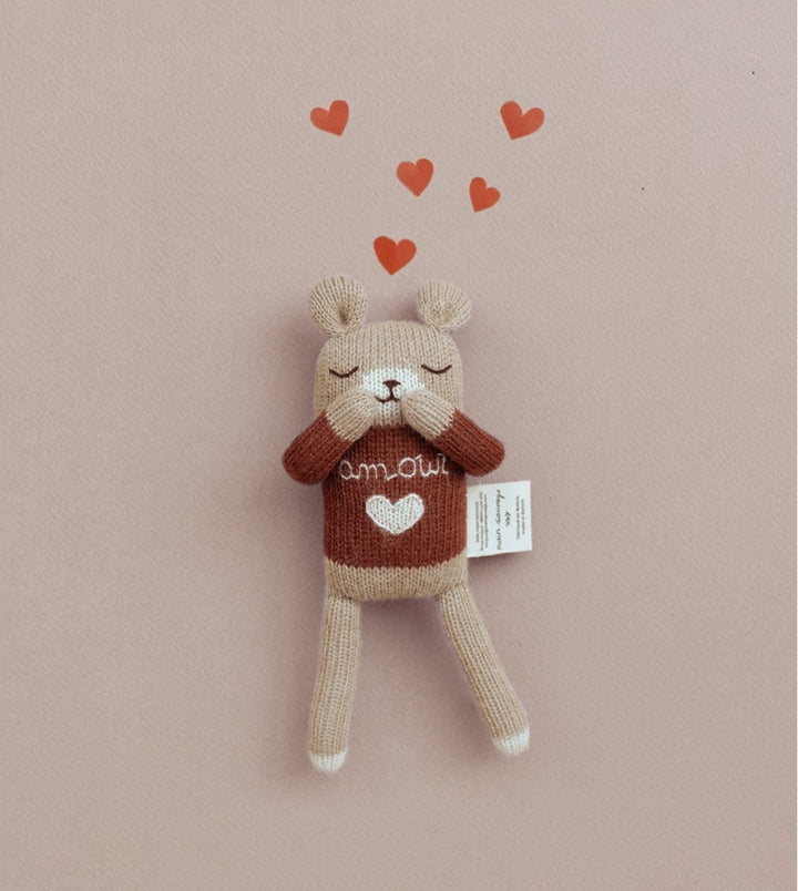 Main Sauvage knit teddy