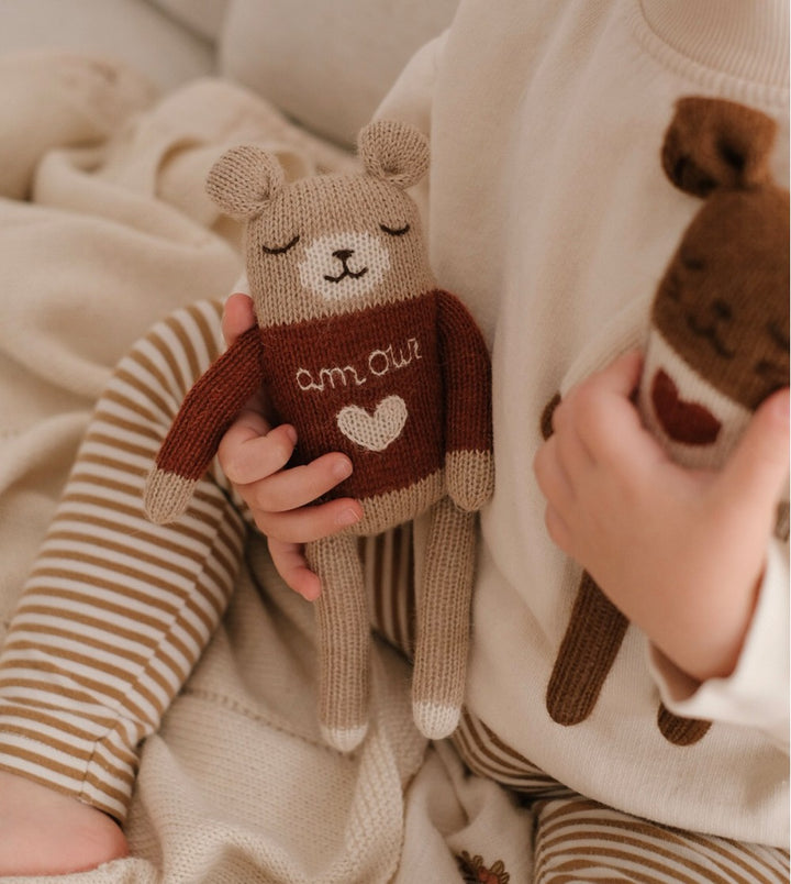 Main Sauvage knit teddy