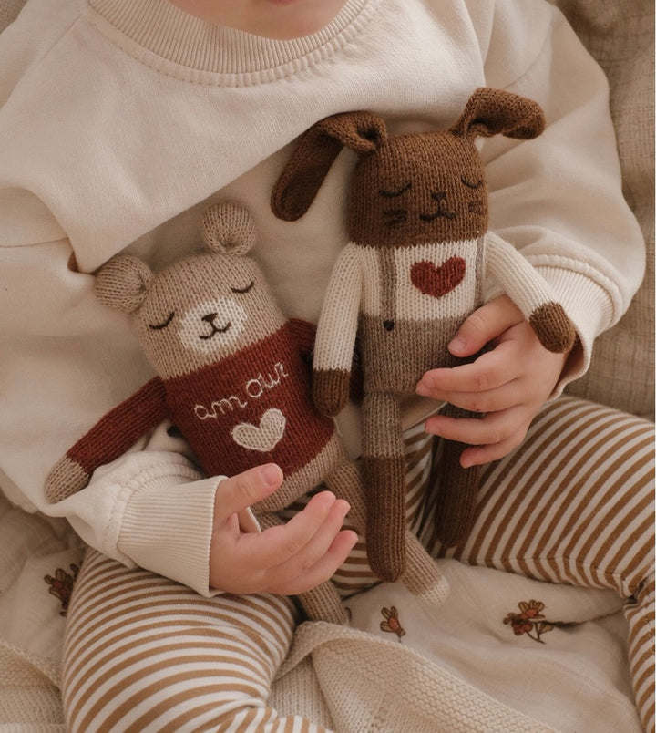 Main Sauvage knit teddy