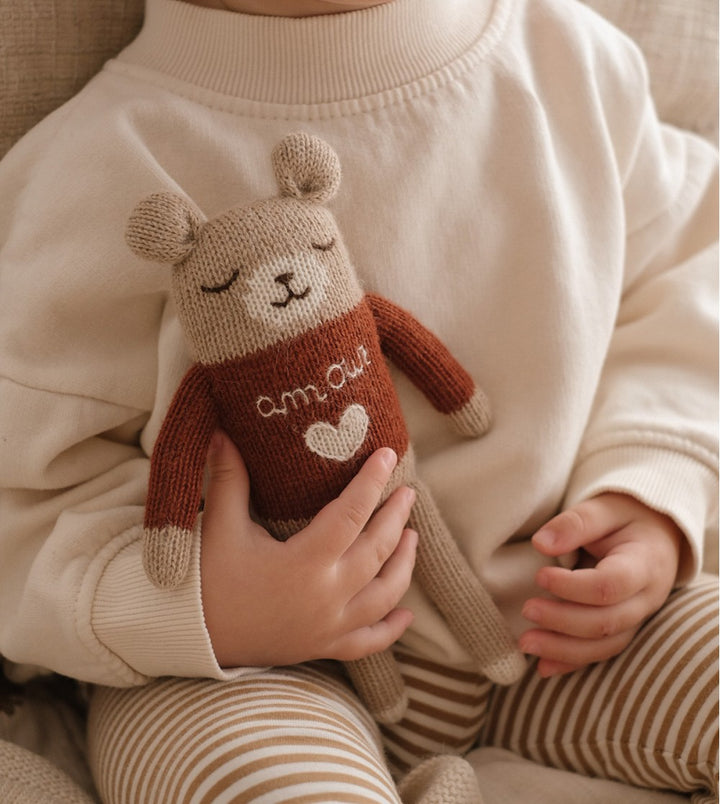 Main Sauvage knit teddy