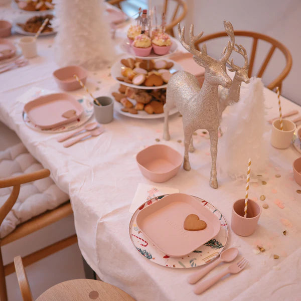 Square Dinnerware Bowl, Set of 2 (Blush)