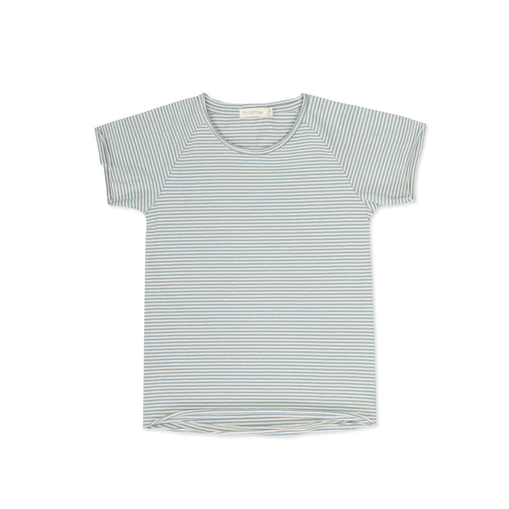 Raglan Tee Stripes S/S (Cloudy Blue)