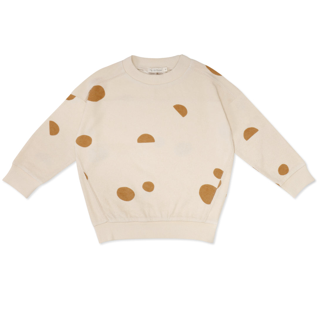 Phil&Phae cotton Terry top jumper sweater kids neutral 