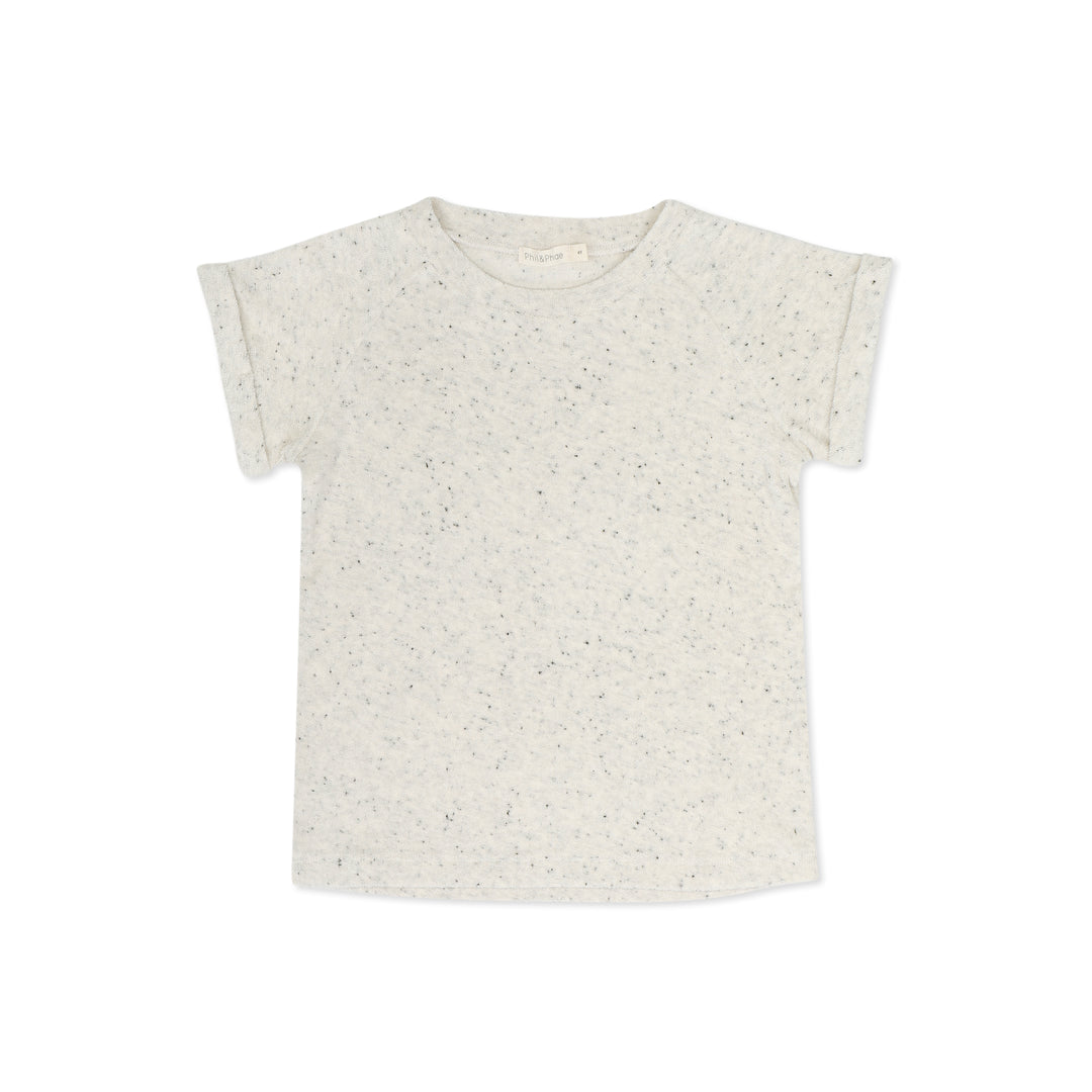 Phil&Phae cotton Terry speckle top t-shirt neutral kids