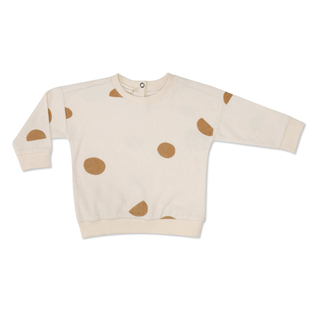Phil&Phae cotton Terry top jumper sweater kids neutral
