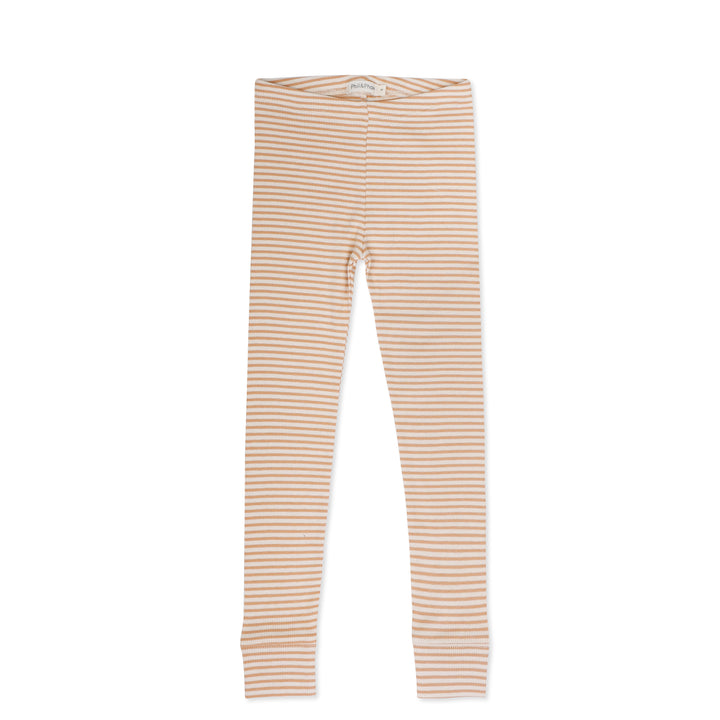 Rib Leggings Stripes (Dune)