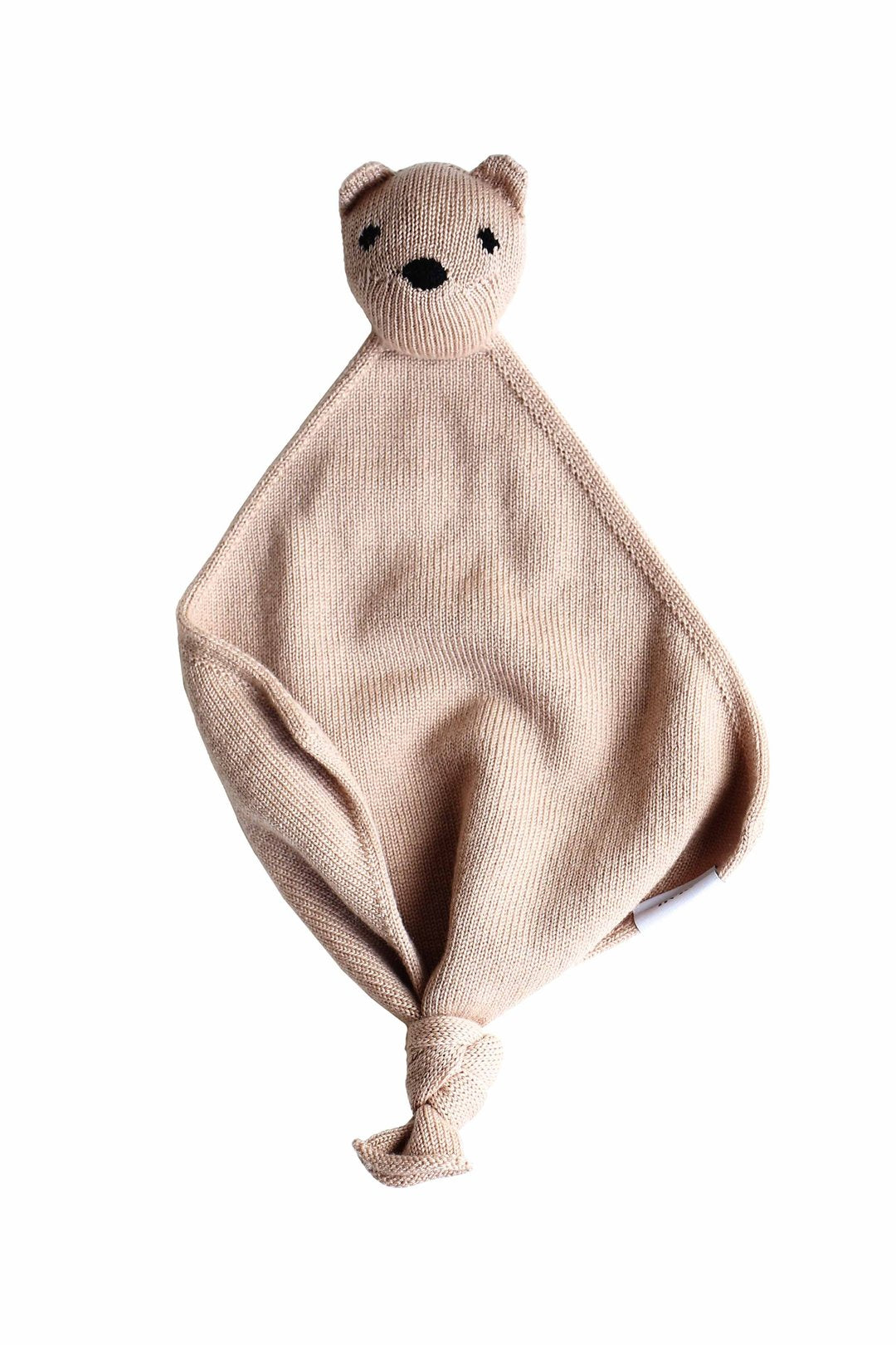 Merino wool Hvid blush pink girl teddy comforter