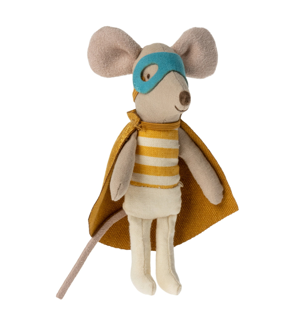 Maileg Super Hero Mouse in Matchbox