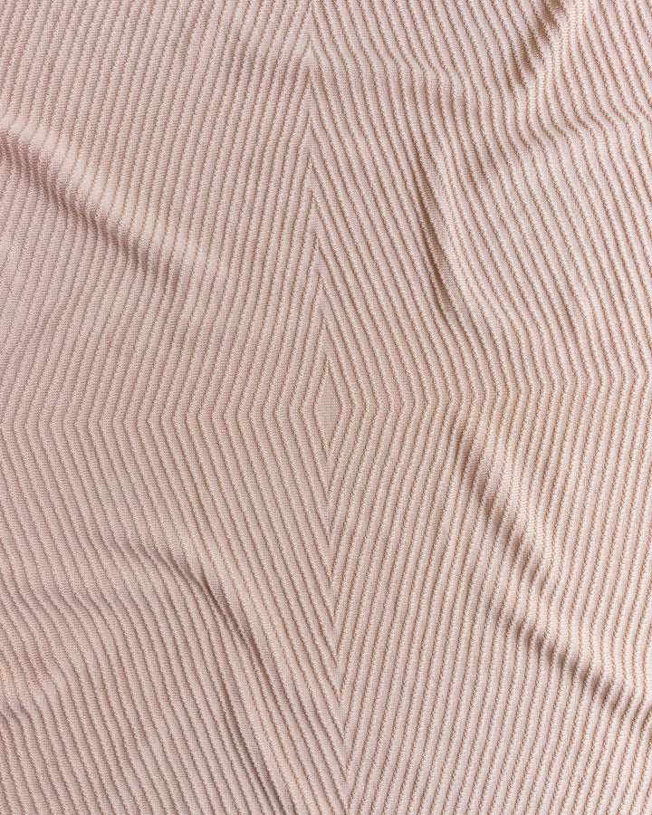 Hvid Knitwear organic merino wool baby kids blanket Akira in apricot blush pink peach