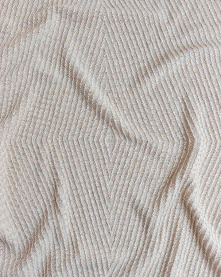 Hvid Knitwear organic merino wool baby kids blanket Akira in off-white white natural ivory neutral for newborn and kids