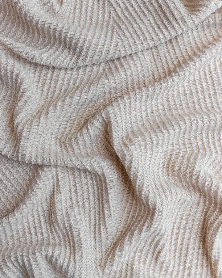 Hvid Knitwear organic merino wool baby kids blanket Akira in off-white white natural ivory neutral for newborn and kids