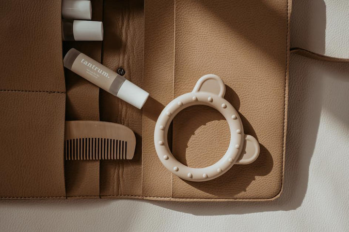 Nappy Wallet Faux Fur (Tan)