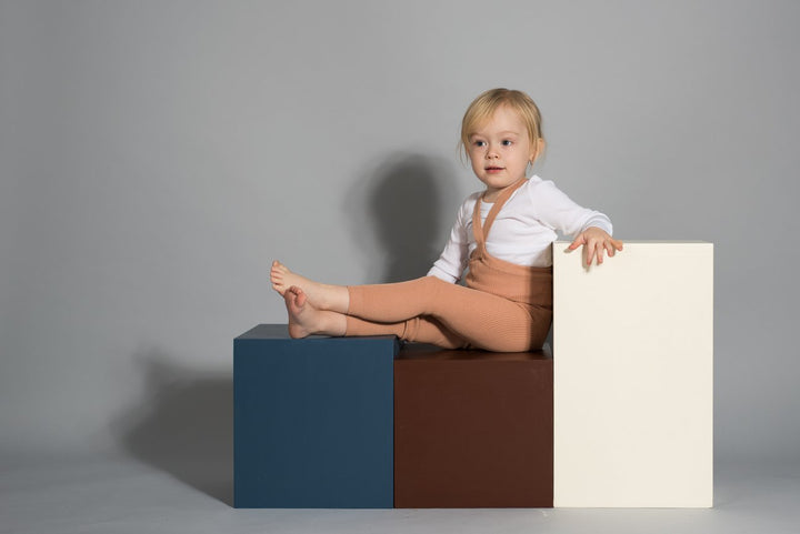 Footless Cotton Tights (Light Brown)