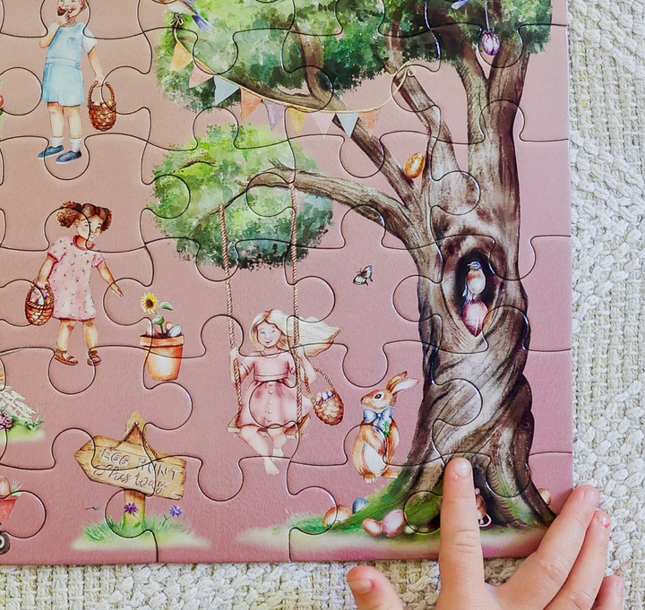 Modern Monty Easter Kids Puzzle game