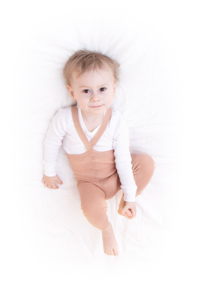 Footless Cotton Tights (Light Brown)