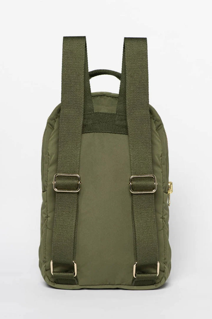 Green Puffy Mini Backpack
