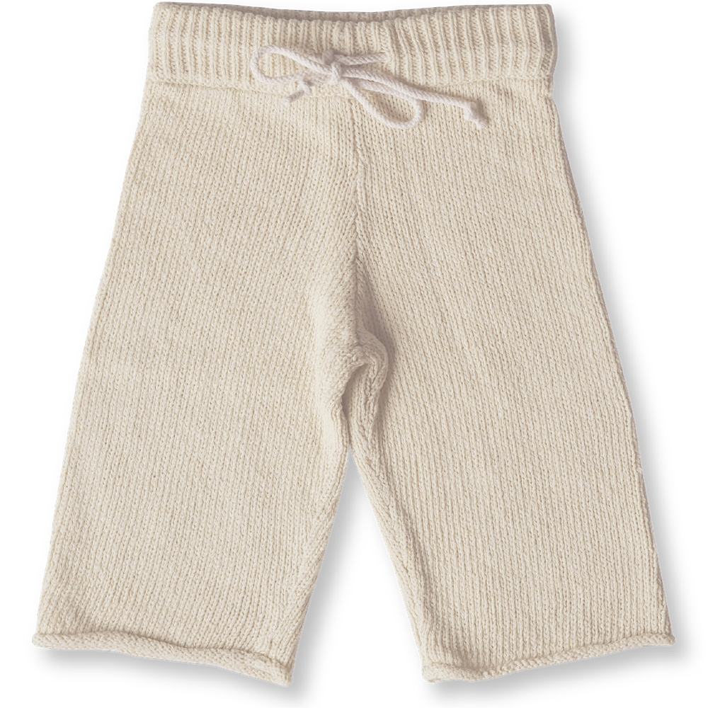 Grown clothing white beach summer linen pants for kids