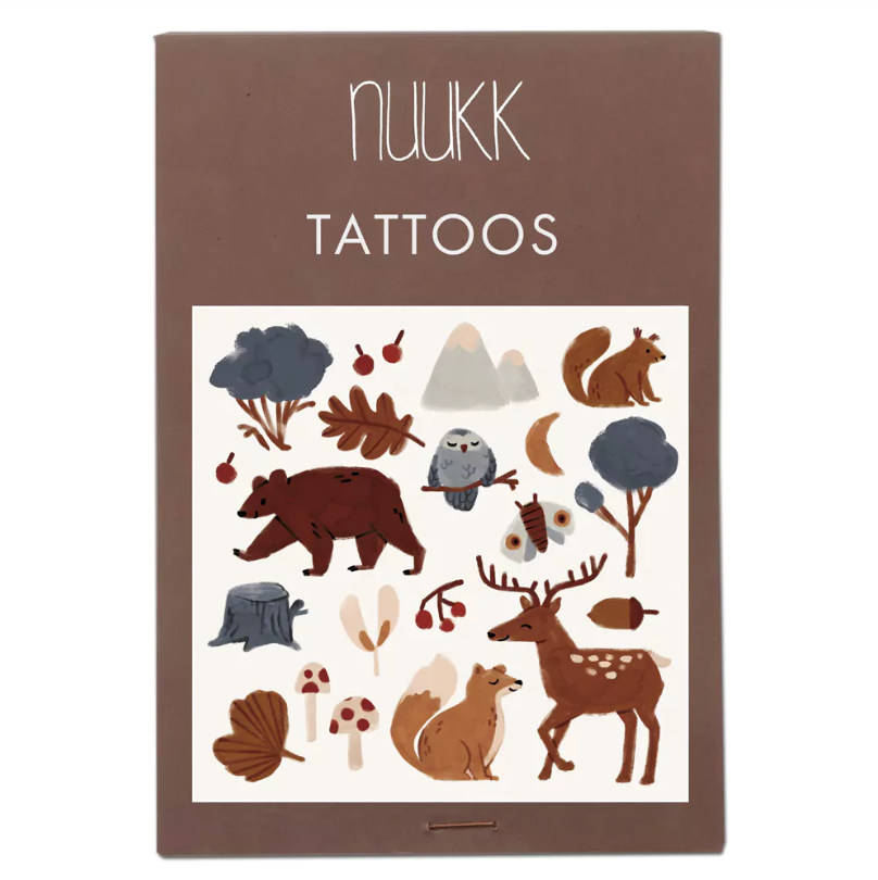 kids water temporary Bio Tattoo - Black Forest