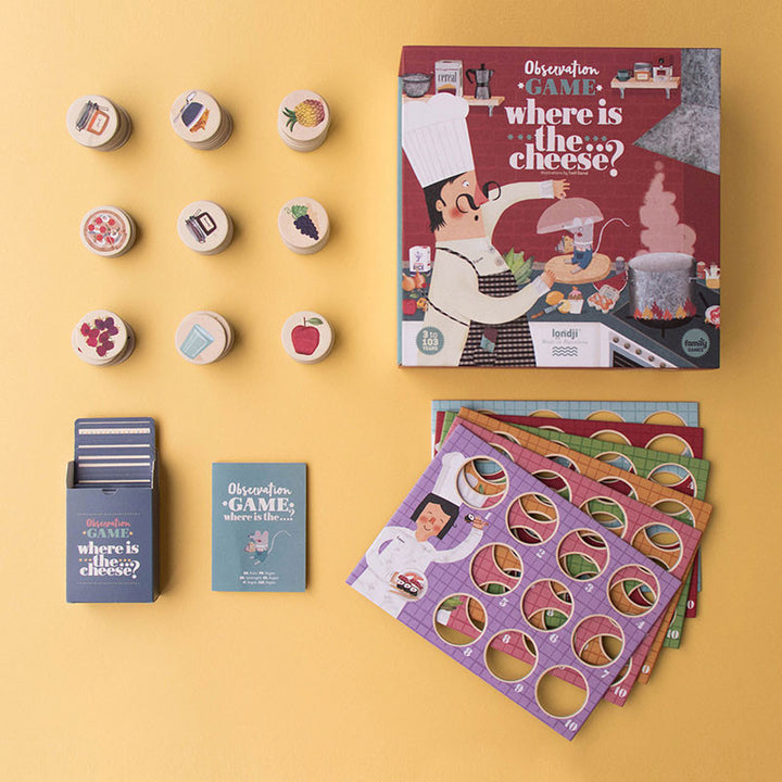 Londji board game where is cheese kids toddler