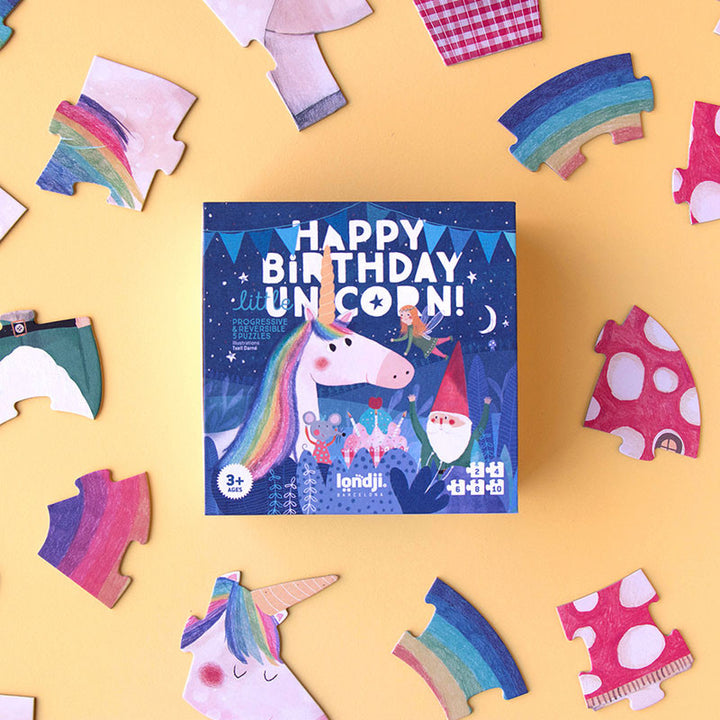Progressive Puzzles - Happy Birthday Unicorn!