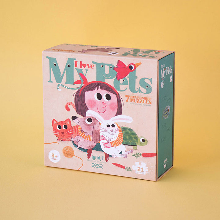 Reversible Puzzles - I Love My Pets