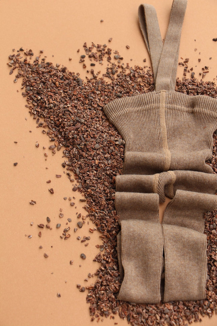 Footless Cotton Tights (Cocoa Blend)
