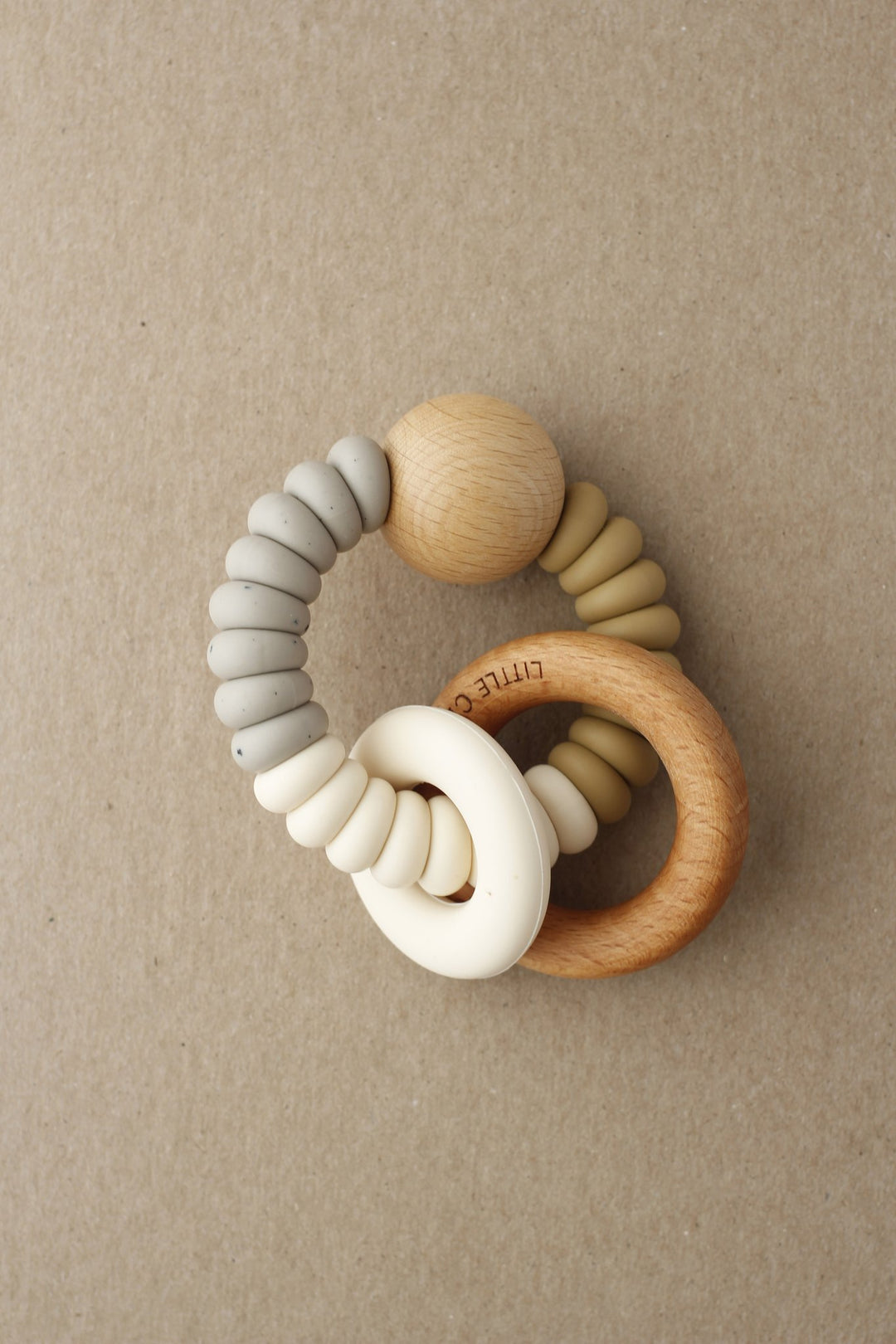 Rattle Teether - Dany (Oat)