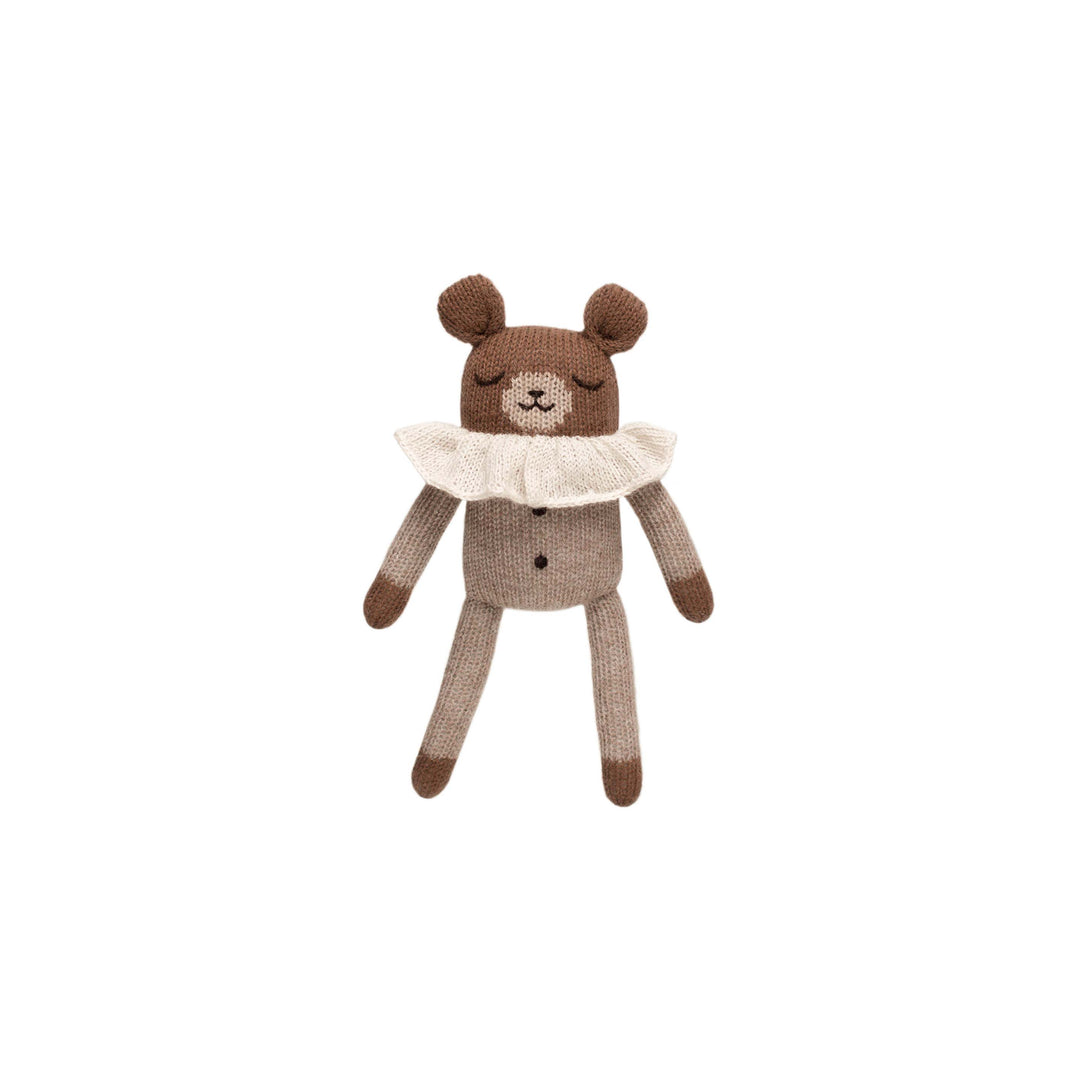 Main Sauvage teddy oat neutral brown pyjamas baby soft toy