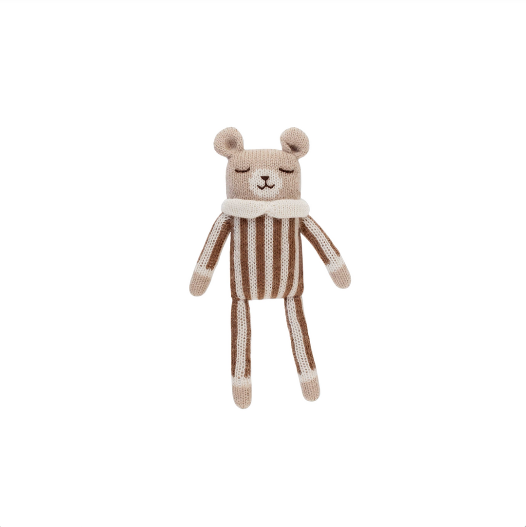 Main Sauvage teddy striped pyjamas baby soft toy 