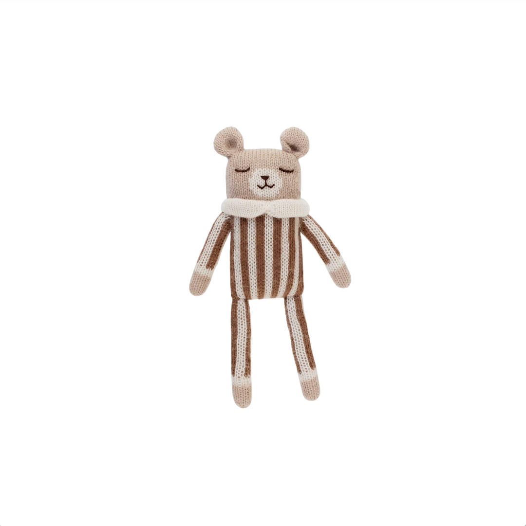 Main Sauvage teddy striped pyjamas baby soft toy