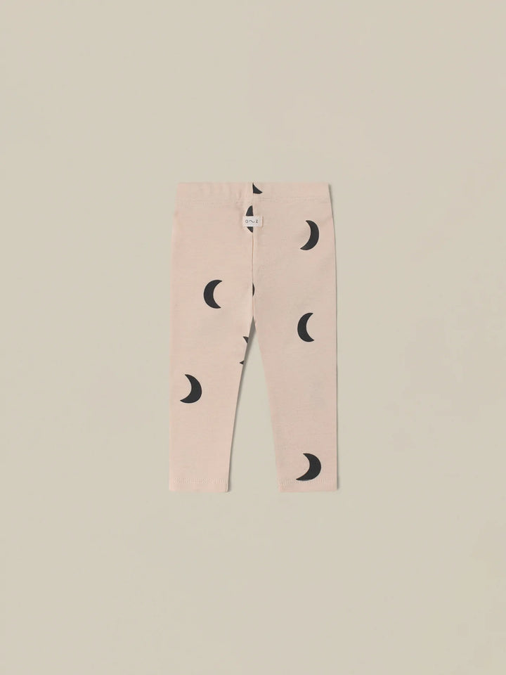 organic zoo moons neutral kids leggings