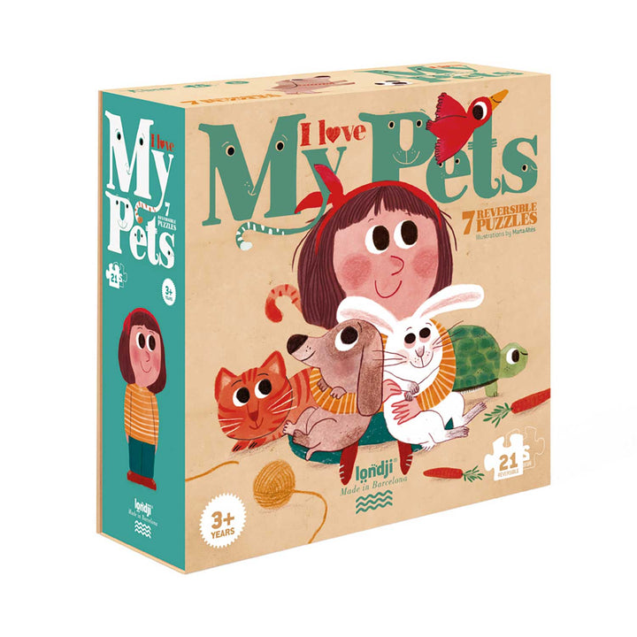 Reversible Puzzles - I Love My Pets