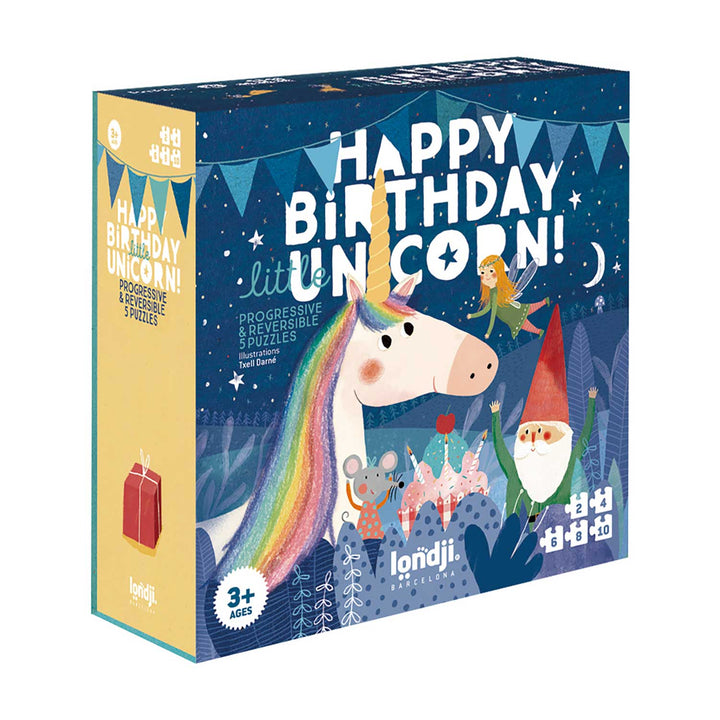 Progressive Puzzles - Happy Birthday Unicorn!