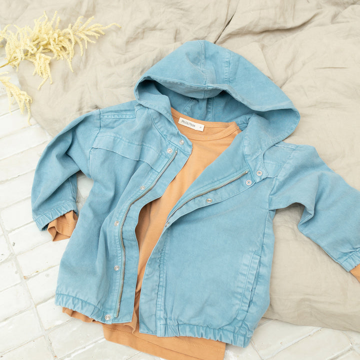 Twill Jacket (Cloudy Blue)