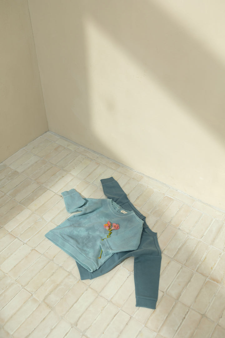 Baby Summer Sweater (Cloudy Blue)