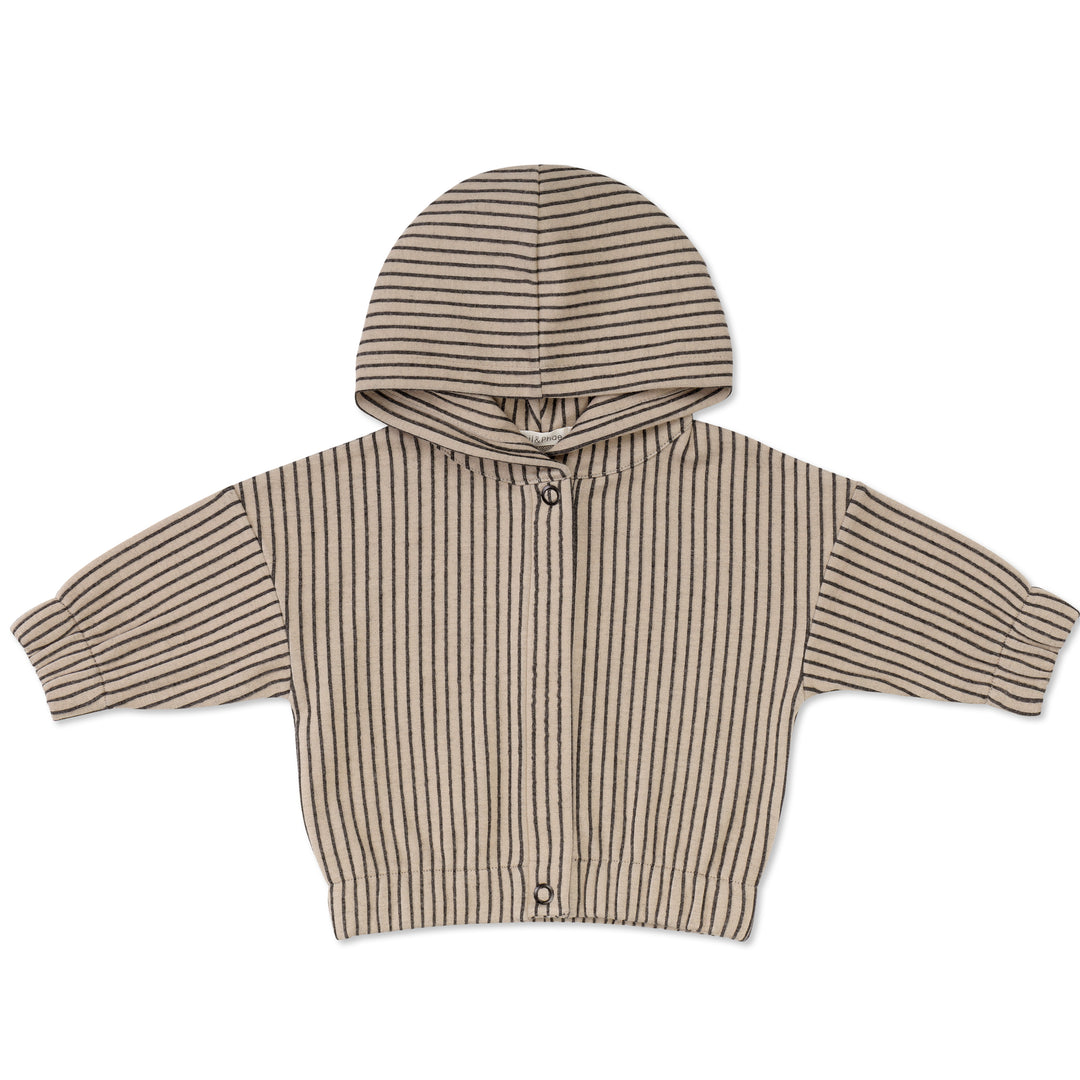 Hooded Baby Jacket Stripes