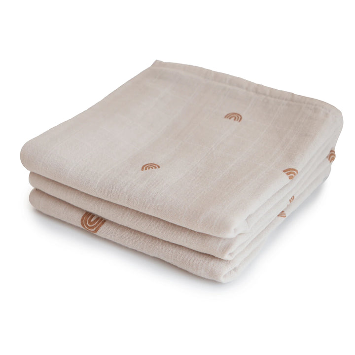 Muslin Cloth 3-pack (Rainbows)