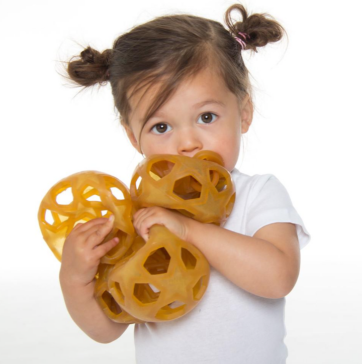 Natural Rubber Star Ball (Natural)