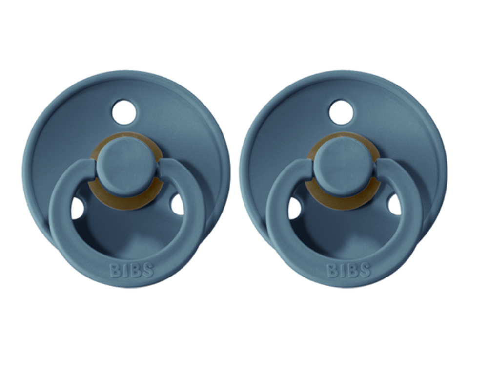 Petrol blue BIBS dummy pacifier