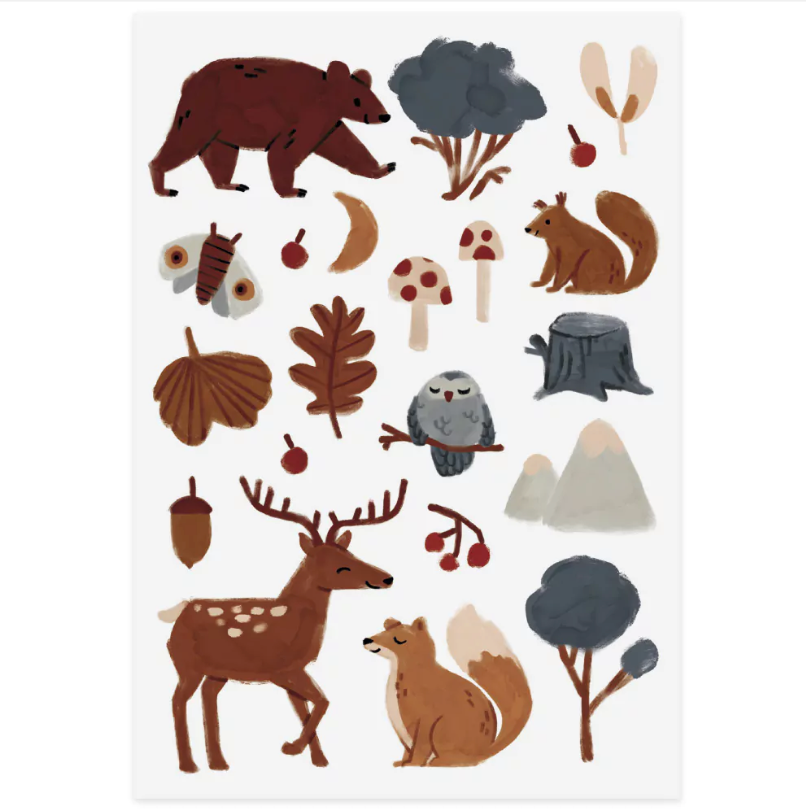 kids water temporary Bio Tattoo - Black Forest
